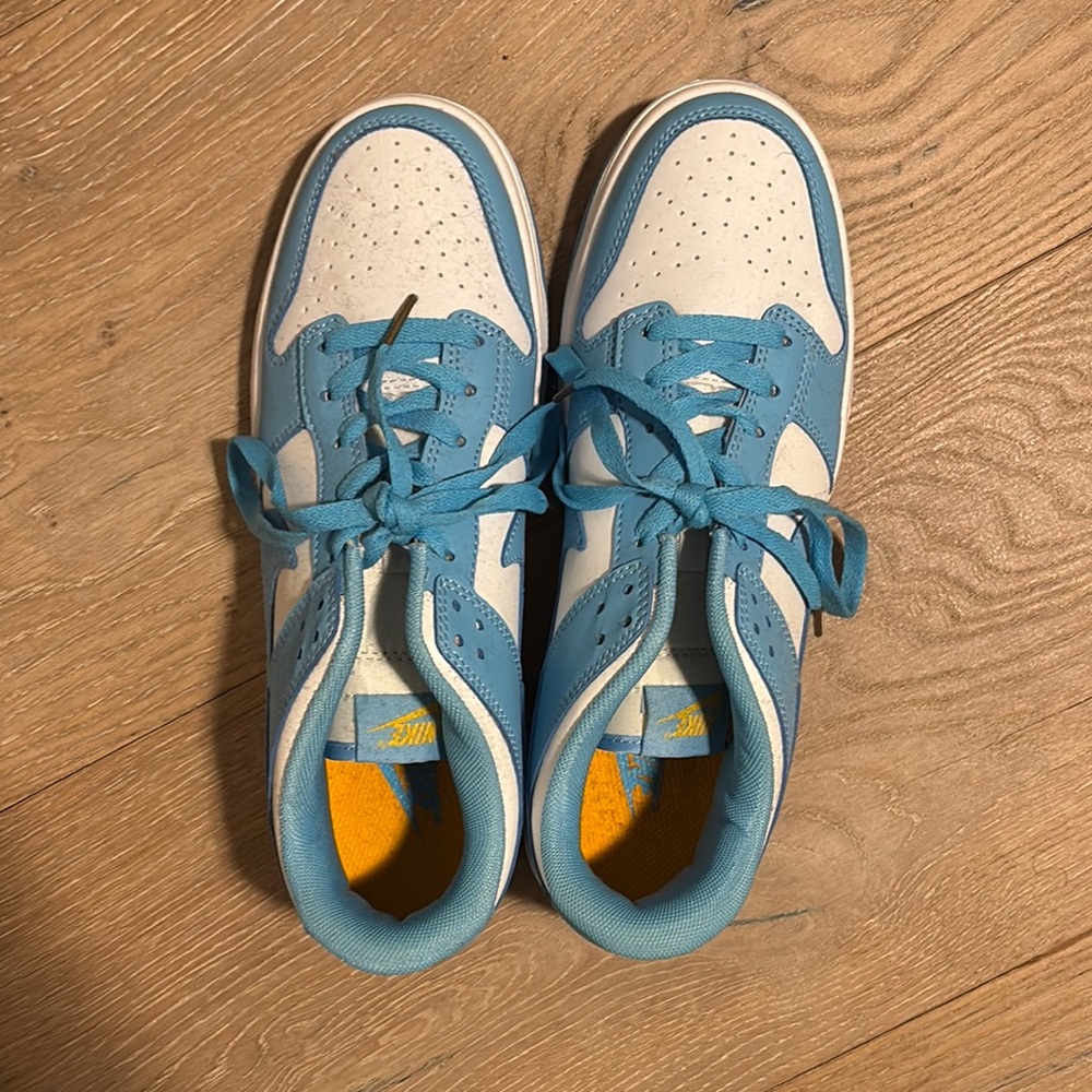 FAKE blue and white Nikes